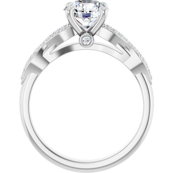 Infinity-Inspired Engagement Ring Image 2 Karadema Inc Orlando, FL