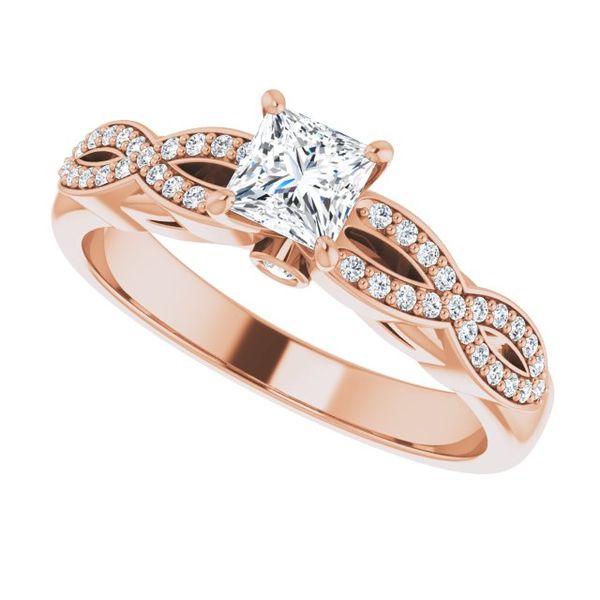 Infinity-Inspired Engagement Ring Image 5 Hingham Jewelers Hingham, MA