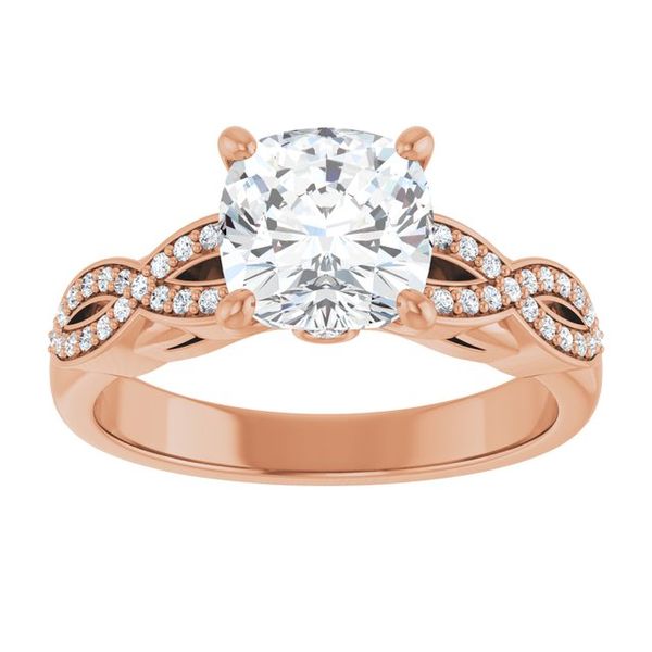 Infinity-Inspired Engagement Ring Image 3 Hingham Jewelers Hingham, MA