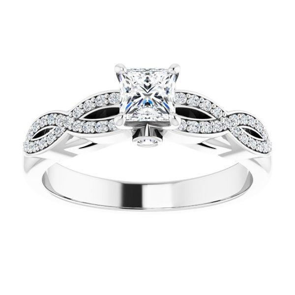 Infinity-Inspired Engagement Ring Image 3 Waddington Jewelers Bowling Green, OH