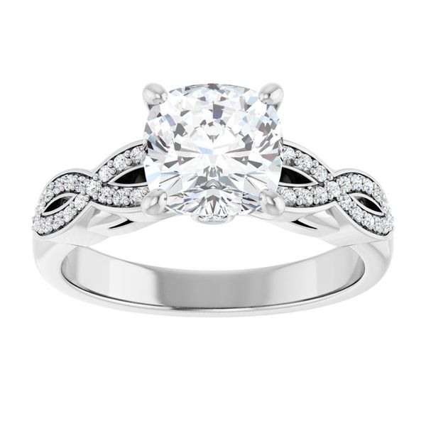 Infinity-Inspired Engagement Ring Image 3 Waddington Jewelers Bowling Green, OH