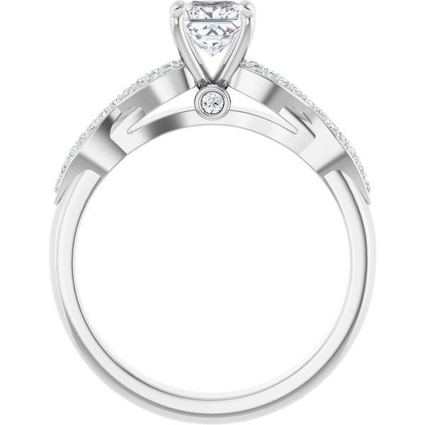Infinity-Inspired Engagement Ring Image 2 LeeBrant Jewelry & Watch Co Sandy Springs, GA