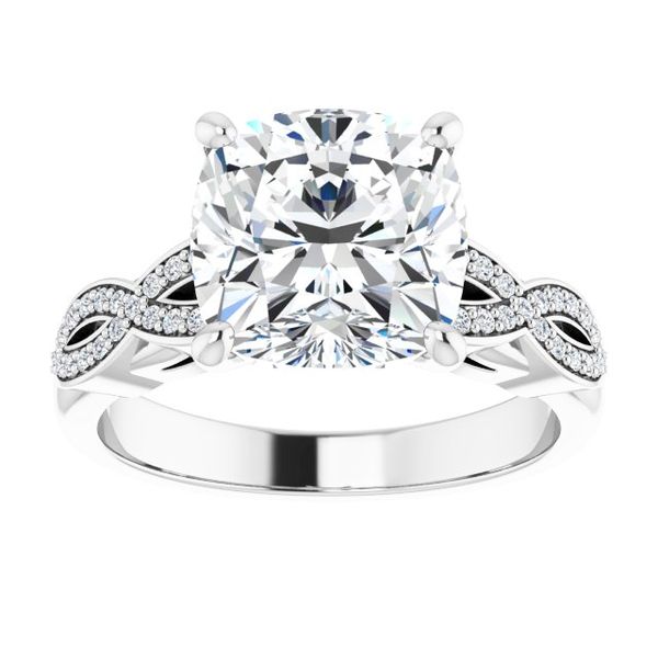 Infinity-Inspired Engagement Ring Image 3 Hingham Jewelers Hingham, MA