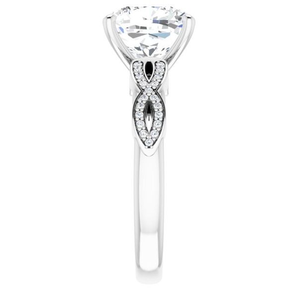 Infinity-Inspired Engagement Ring Image 4 Mark Jewellers La Crosse, WI