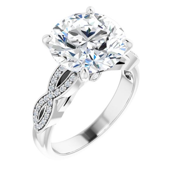 Infinity-Inspired Engagement Ring Reiniger Jewelers Swansea, IL