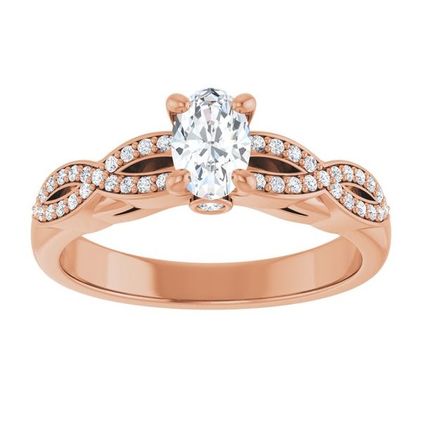 Infinity-Inspired Engagement Ring Image 3 Karadema Inc Orlando, FL