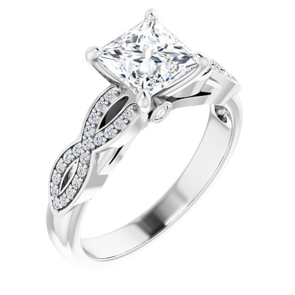Infinity-Inspired Engagement Ring Hingham Jewelers Hingham, MA