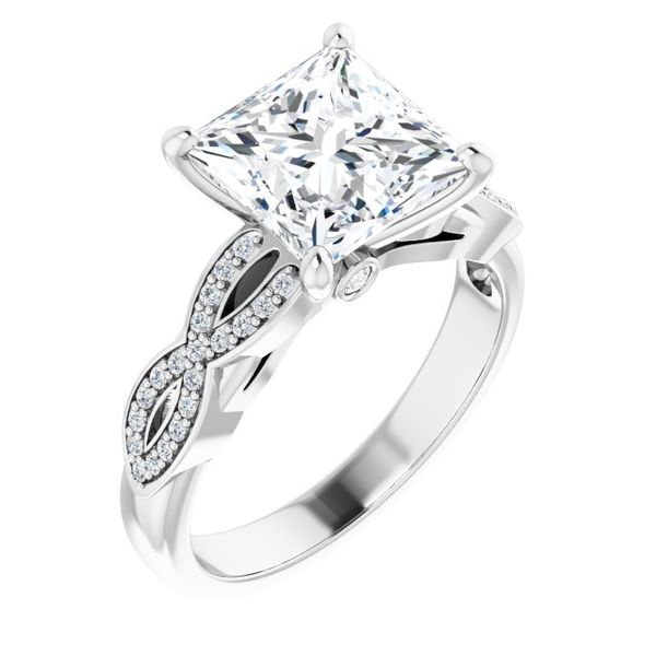 Infinity-Inspired Engagement Ring Stuart Benjamin & Co. Jewelry Designs San Diego, CA