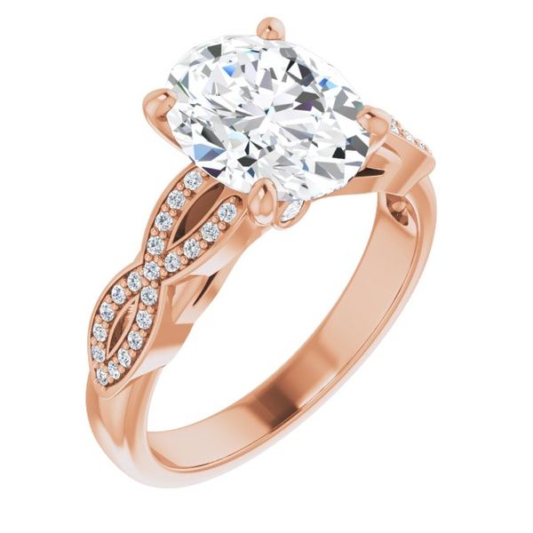 Infinity-Inspired Engagement Ring Stuart Benjamin & Co. Jewelry Designs San Diego, CA