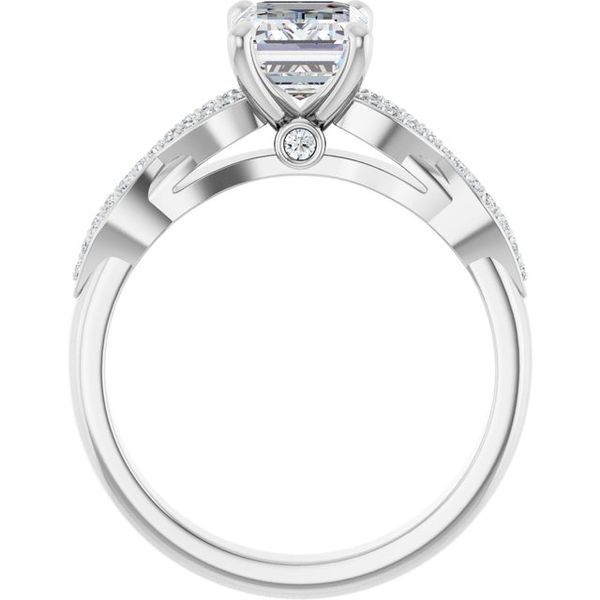 Infinity-Inspired Engagement Ring Image 2 Jambs Jewelry Raymond, NH