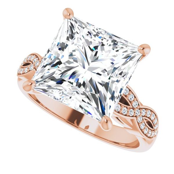 Infinity-Inspired Engagement Ring Image 5 Jambs Jewelry Raymond, NH