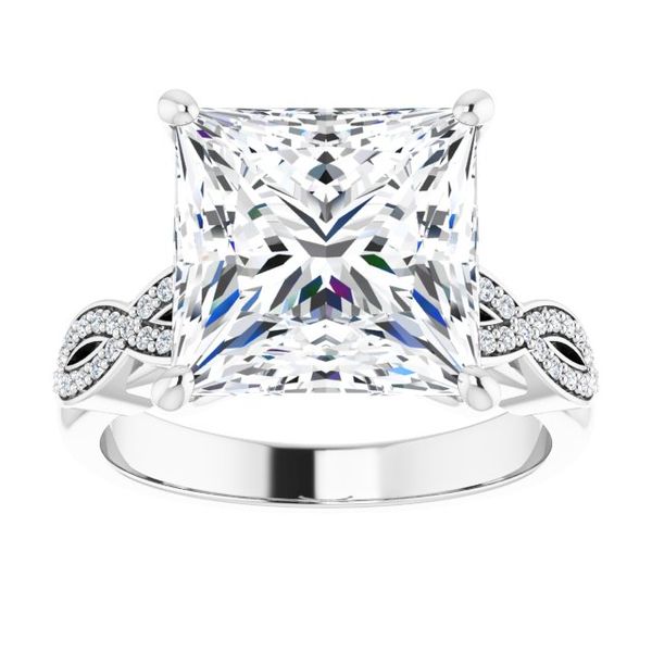 Infinity-Inspired Engagement Ring Image 3 LeeBrant Jewelry & Watch Co Sandy Springs, GA