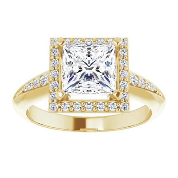 Halo-Style Engagement Ring Image 3 Glatz Jewelry Aliquippa, PA