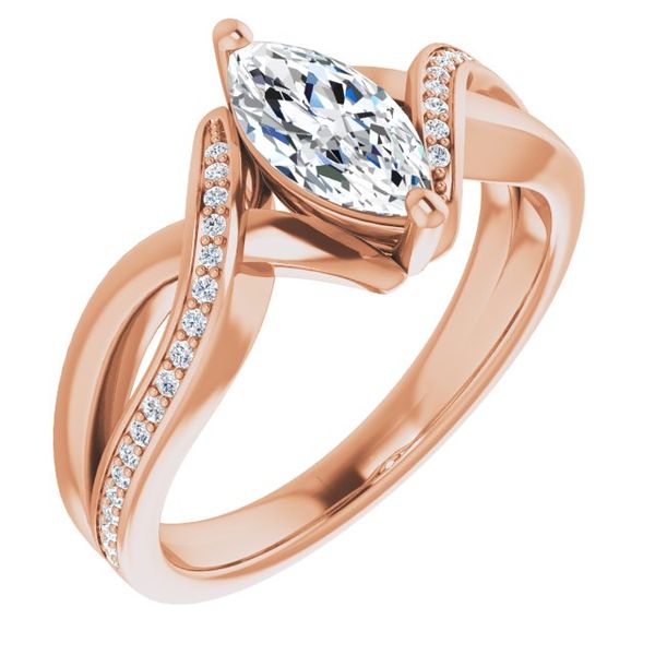 Accented Engagement Ring Futer Bros Jewelers York, PA