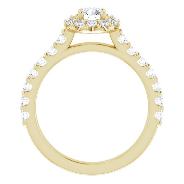Halo-Style Engagement Ring Image 2 Futer Bros Jewelers York, PA