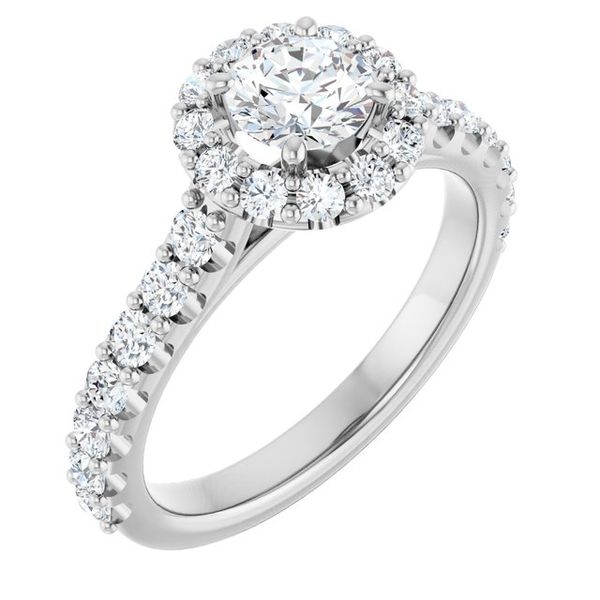 Halo-Style Engagement Ring Futer Bros Jewelers York, PA