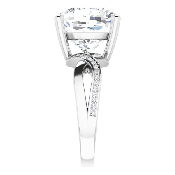 Accented Engagement Ring Image 4 Mesa Jewelers Grand Junction, CO