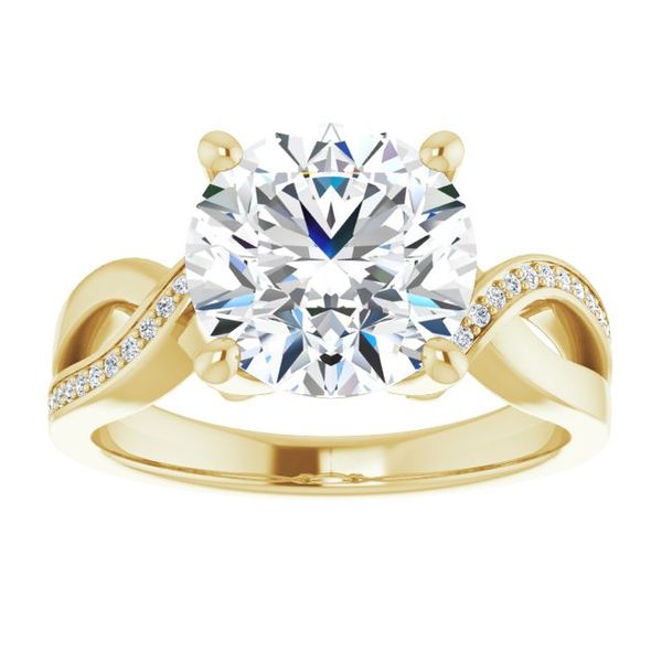 Accented Engagement Ring Image 3 Mesa Jewelers Grand Junction, CO