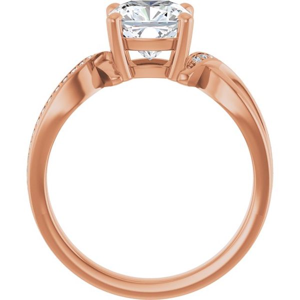 Accented Engagement Ring Image 2 Mesa Jewelers Grand Junction, CO