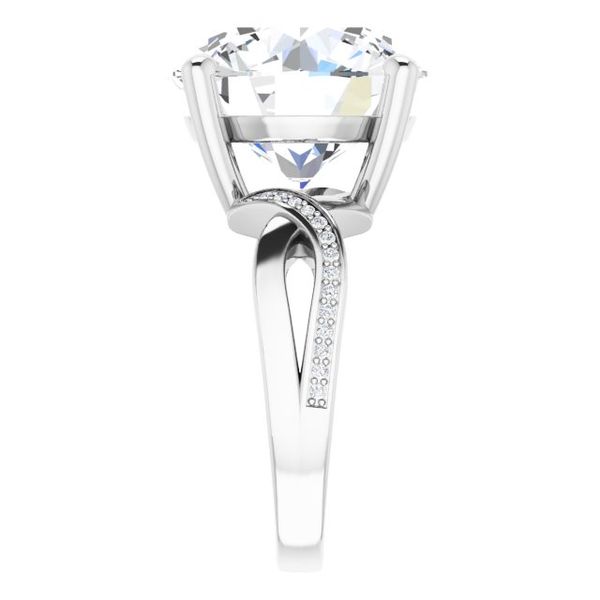 Accented Engagement Ring Image 4 Mesa Jewelers Grand Junction, CO