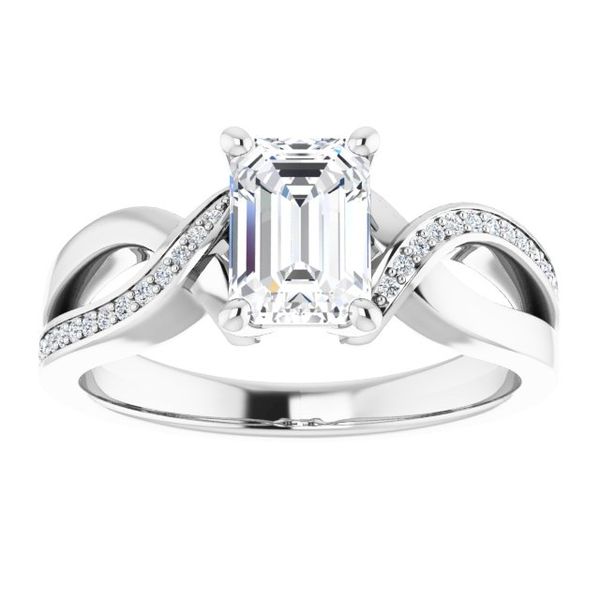 Accented Engagement Ring Image 3 Mesa Jewelers Grand Junction, CO