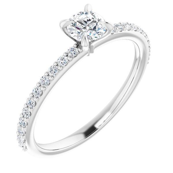 Accented Engagement Ring Mesa Jewelers Grand Junction, CO