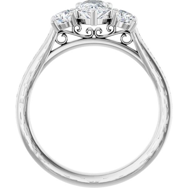 Three-Stone Engagement Ring Image 2 Mueller Jewelers Chisago City, MN