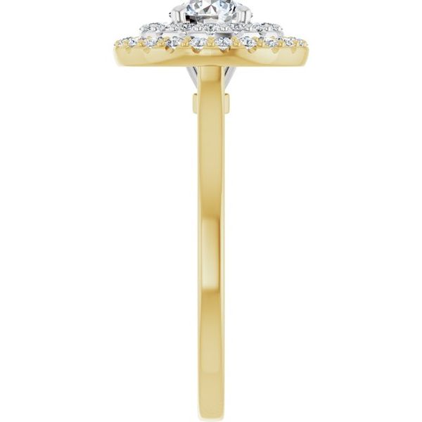 Double Halo-Style Engagement Ring Image 4 Stuart Benjamin & Co. Jewelry Designs San Diego, CA