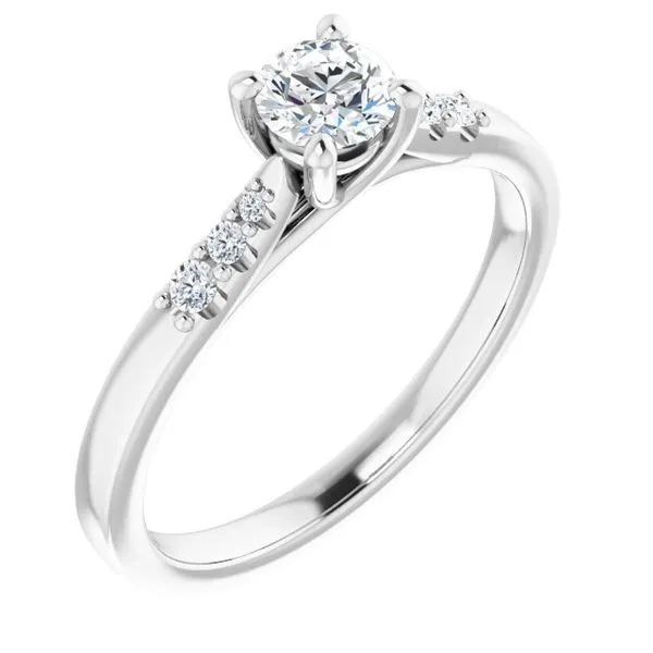 Accented Engagement Ring