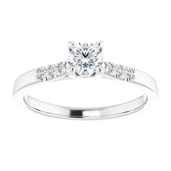Accented Engagement Ring