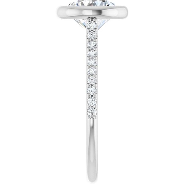 Bezel-Set Engagement Ring Image 4 LeeBrant Jewelry & Watch Co Sandy Springs, GA