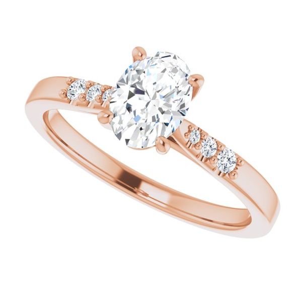 Accented Engagement Ring Image 5 LeeBrant Jewelry & Watch Co Sandy Springs, GA