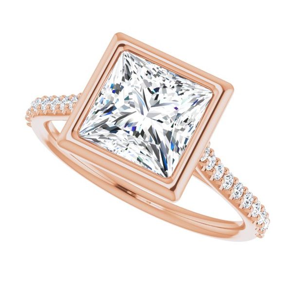 Bezel-Set Engagement Ring Image 5 LeeBrant Jewelry & Watch Co Sandy Springs, GA