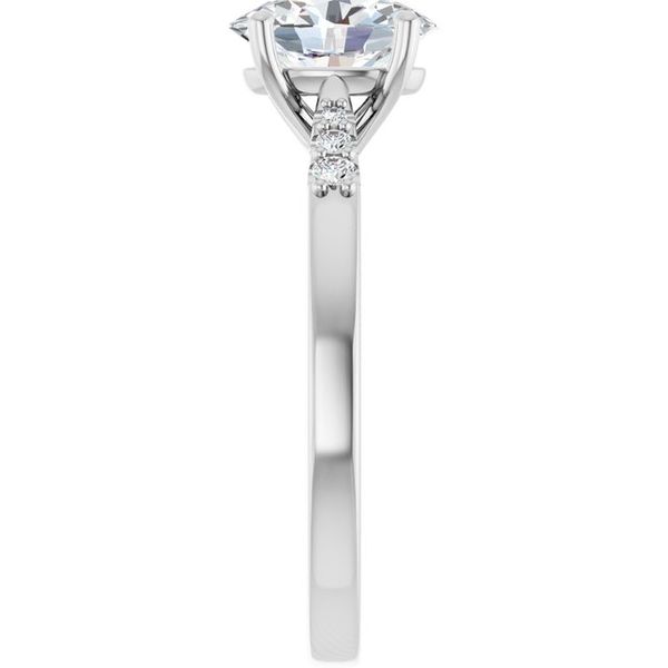 Accented Engagement Ring Image 4 LeeBrant Jewelry & Watch Co Sandy Springs, GA