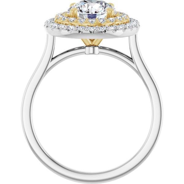 Double Halo-Style Engagement Ring Image 2 Stuart Benjamin & Co. Jewelry Designs San Diego, CA
