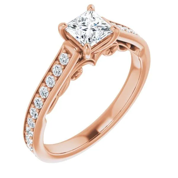 Browns princess cut engagement on sale rings