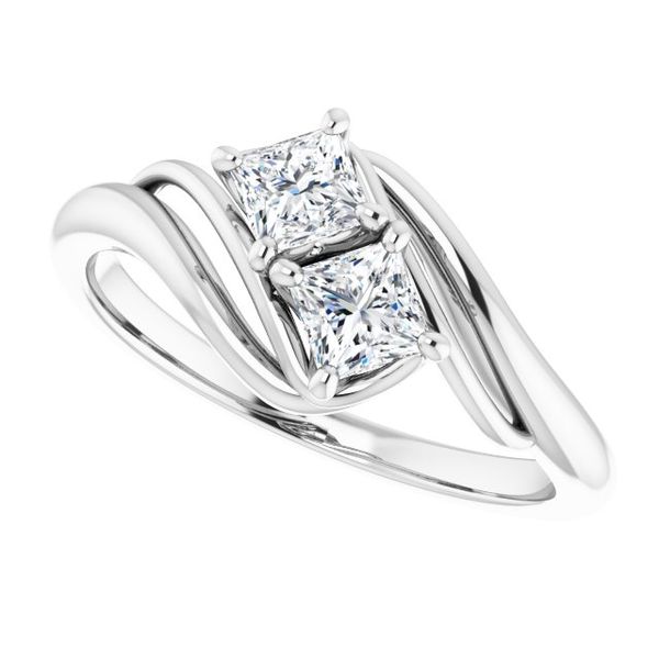 Two-Stone Engagement Ring Image 5 James Douglas Jewelers LLC Monroeville, PA