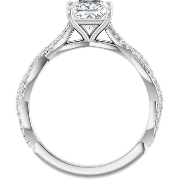 Infinity-Inspired Engagement Ring Image 2 Goldstein's Jewelers Mobile, AL