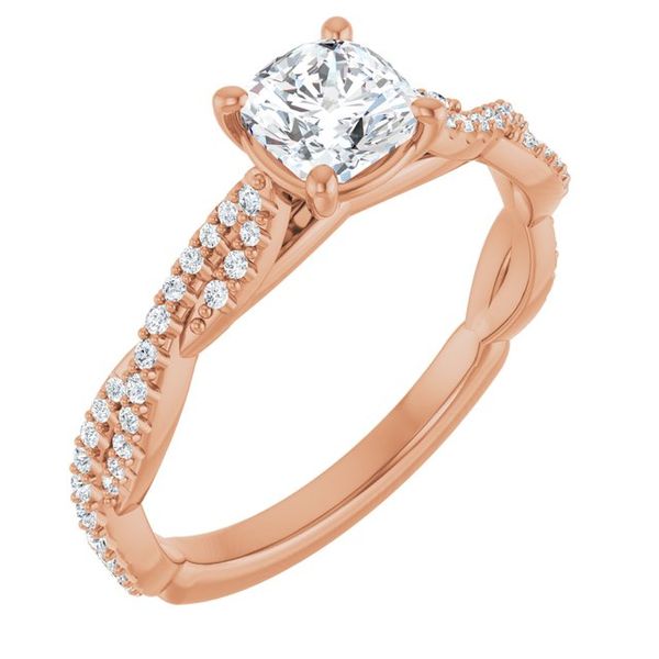 Infinity-Inspired Engagement Ring Goldstein's Jewelers Mobile, AL