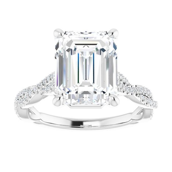 Infinity-Inspired Engagement Ring Image 3 James Douglas Jewelers LLC Monroeville, PA