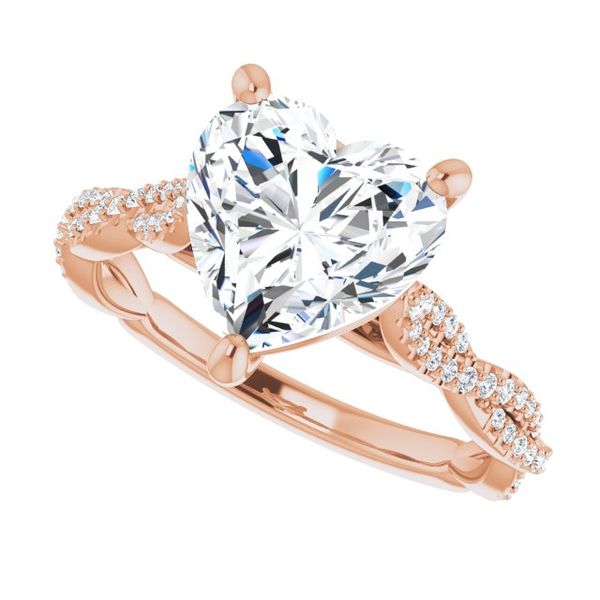 Infinity-Inspired Engagement Ring Image 5 Robison Jewelry Co. Fernandina Beach, FL