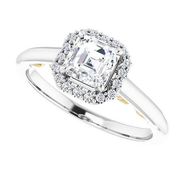 Halo-Style Engagement Ring Image 5 Trinity Jewelers  Pittsburgh, PA