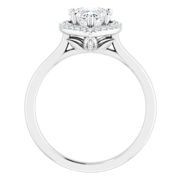 Halo-Style Engagement Ring Image 2 Goldstein's Jewelers Mobile, AL