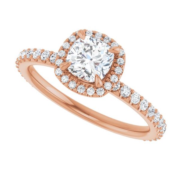 Halo-Style Engagement Ring Image 5 Javeri Jewelers Inc Frisco, TX