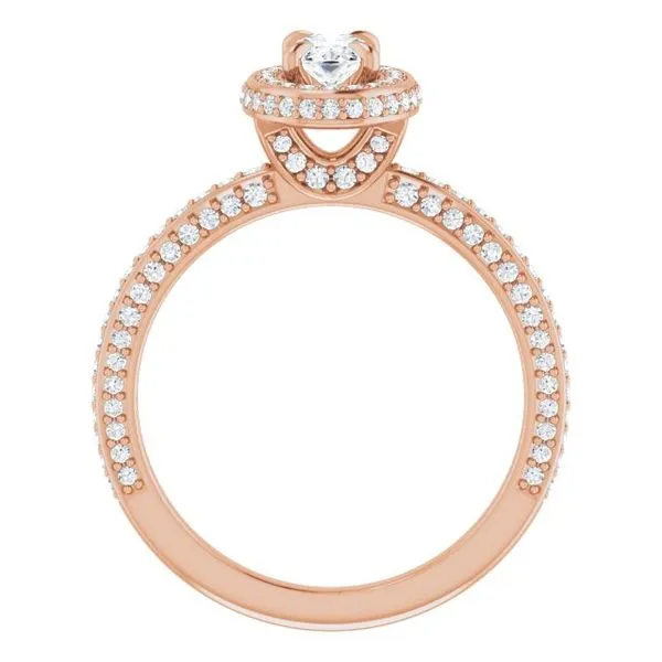 Halo-Style Engagement Ring