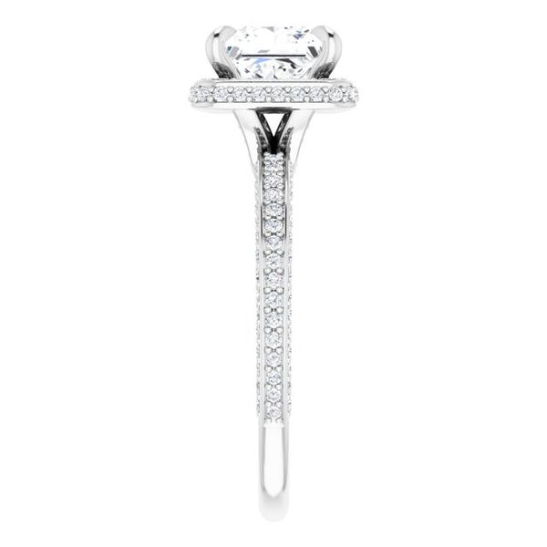 Halo-Style Engagement Ring Image 4 James Douglas Jewelers LLC Monroeville, PA