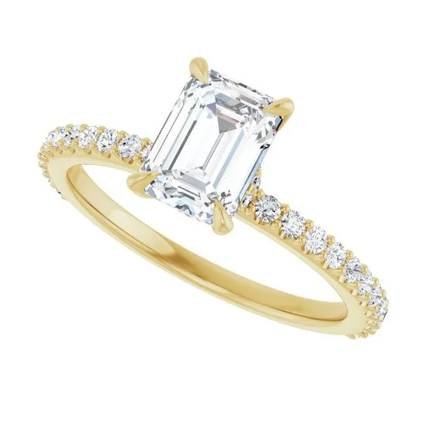 Accented Engagement Ring
