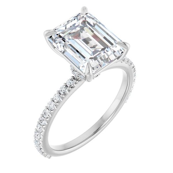 Accented Engagement Ring James Douglas Jewelers LLC Monroeville, PA