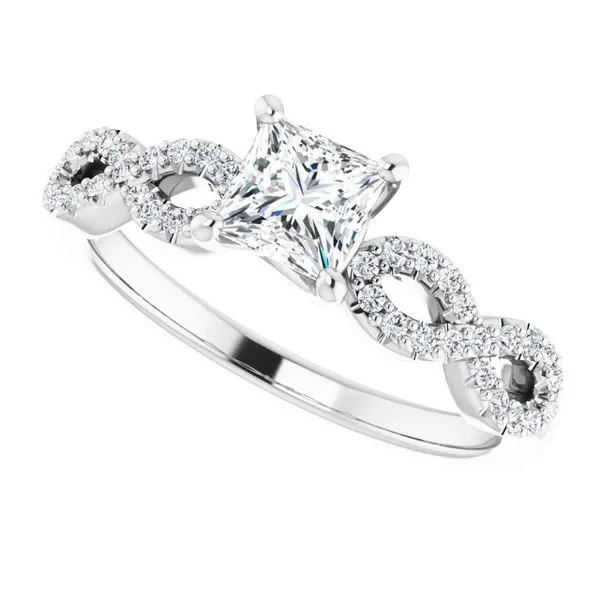 Infinity-Inspired Engagement Ring