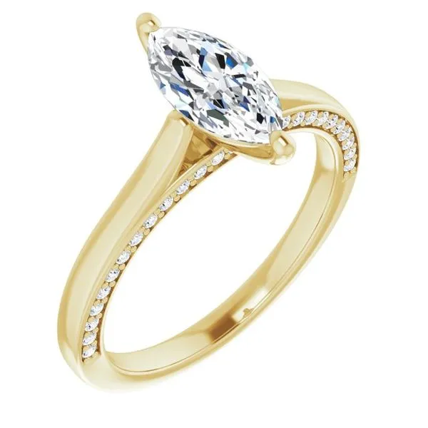 18kt yellow gold Windsor diamond ring